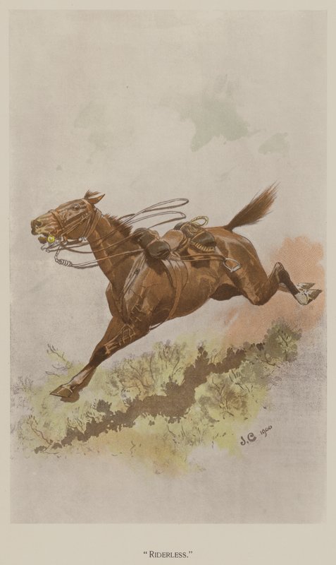 Riderless (väri litho) tekijältä John (after) Charlton