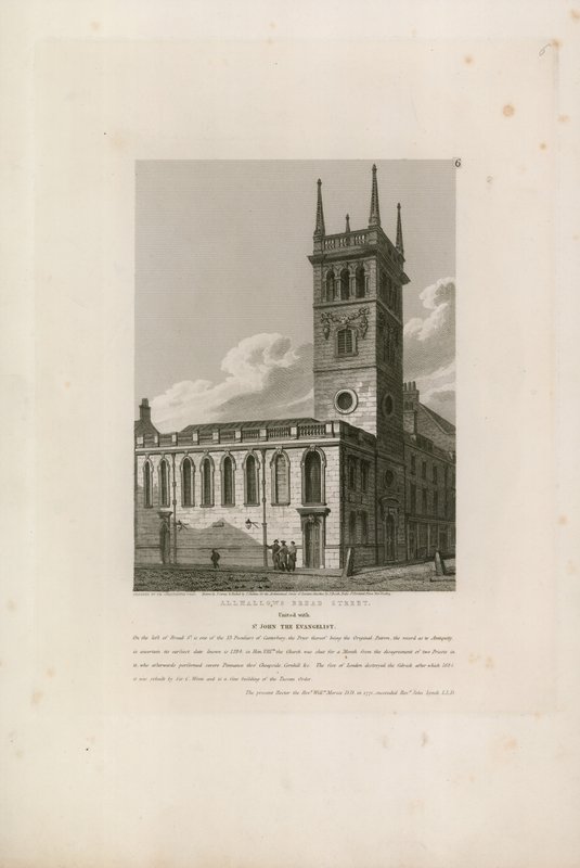 All Hallows, Bread Street, Lontoo tekijältä John Coney