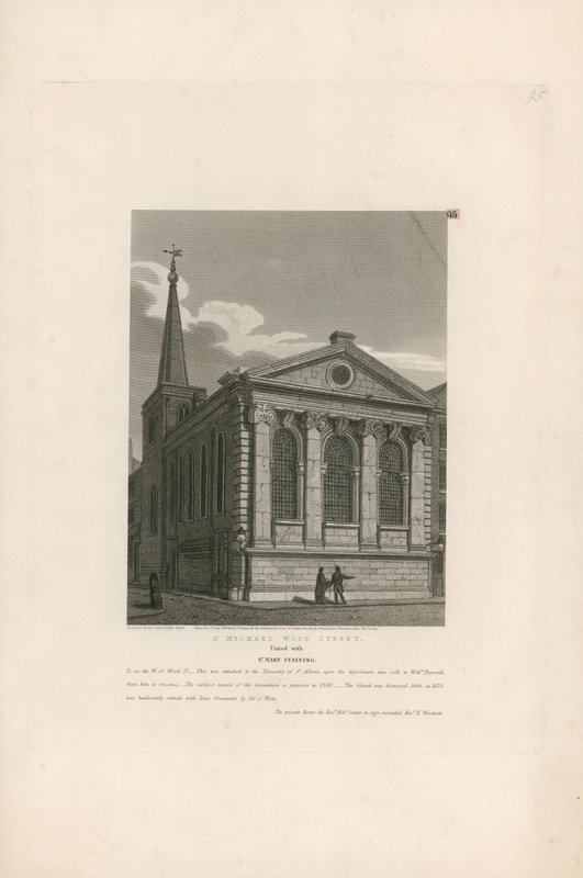 St Michael, Wood Street, Lontoo tekijältä John Coney