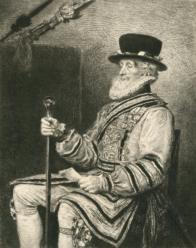 Vartijan Yeoman tekijältä John Everett Millais
