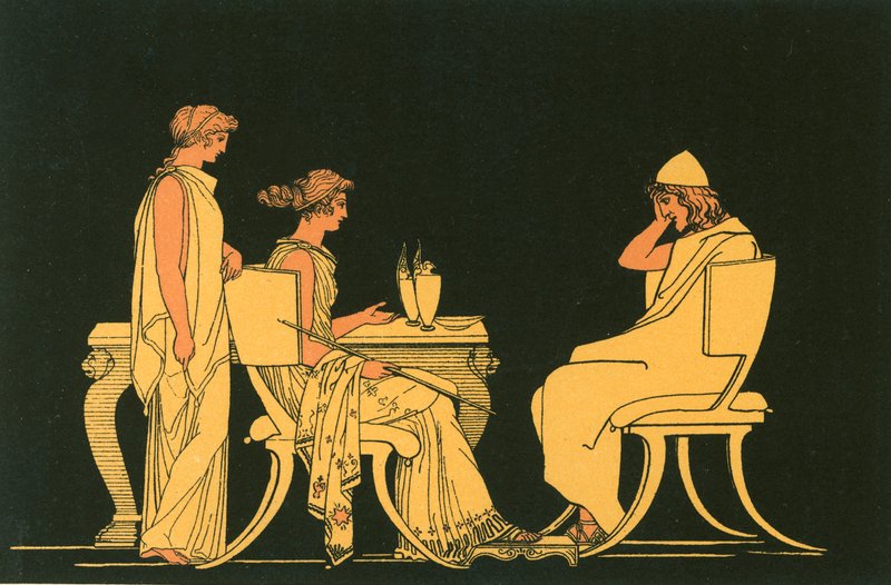 Ulysses Circen pöydässä tekijältä John Flaxman