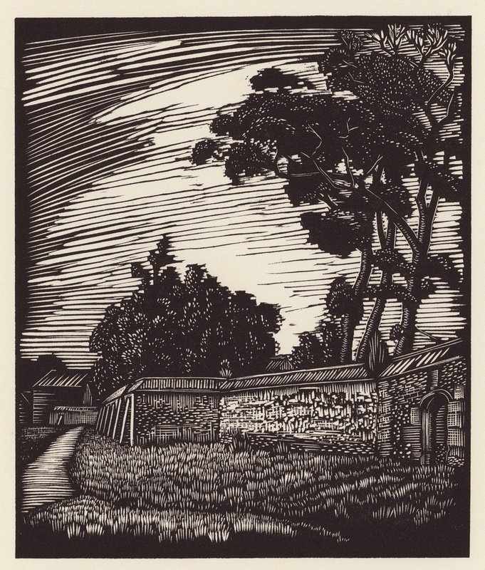Cambridge: Coe Fen (puupiirros). tekijältä John Frederick Greenwood