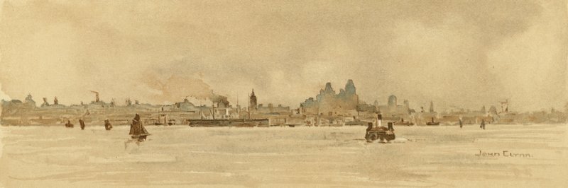 Liverpool (väri litho) tekijältä John Glynn