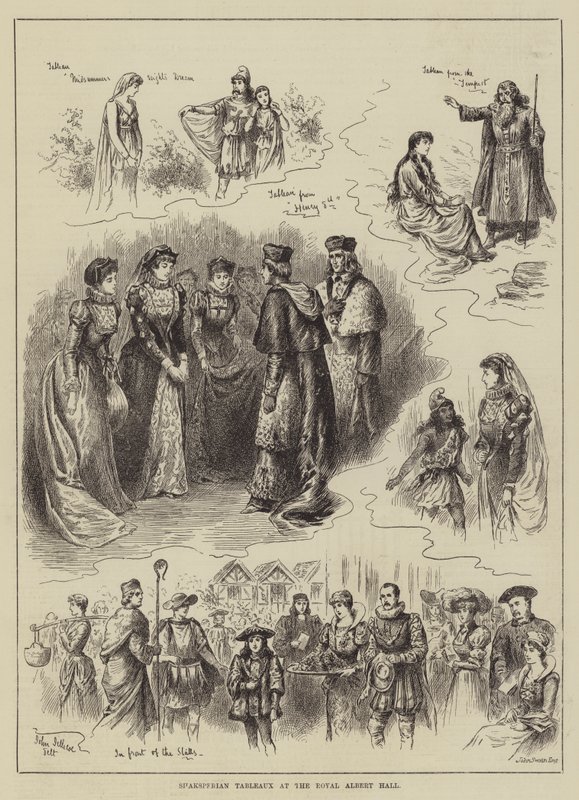 Shakespearean Tableau Royal Albert Hallissa tekijältä John Jellicoe
