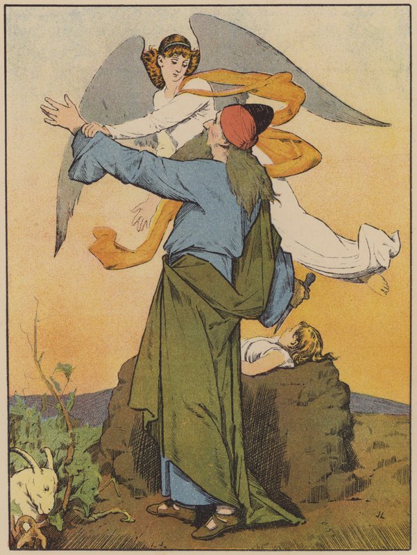 Abrahamia käsketään uhrata Iisakia tekijältä John Lawson