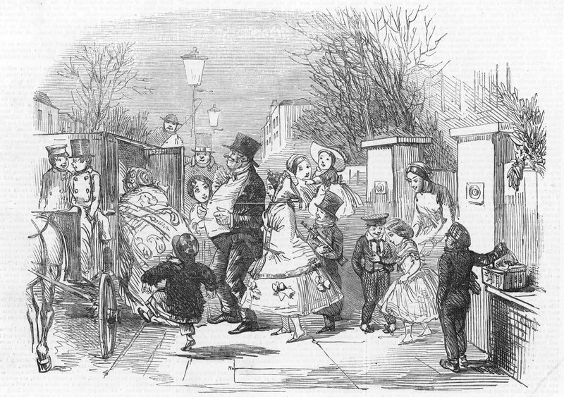 Pantomiimiin menossa tekijältä John Leech