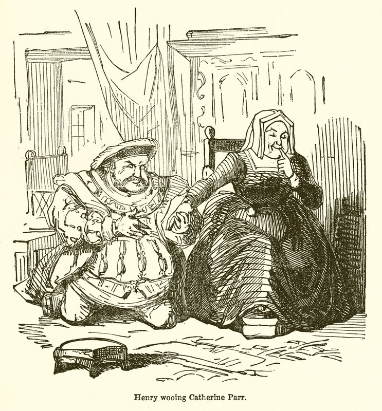 Henry Wooing Catherine Parr tekijältä John Leech