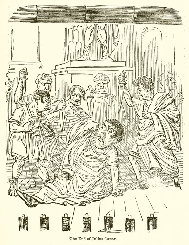 Julius Caesarin loppu tekijältä John Leech