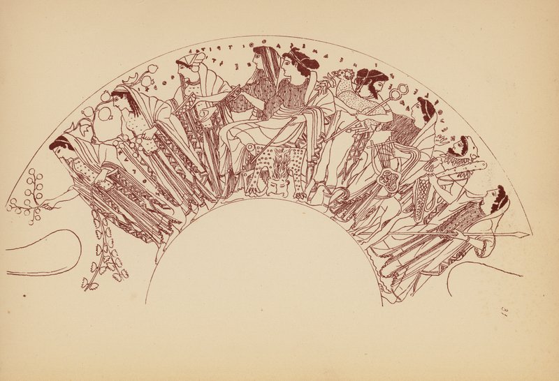Antiikin Kreikan naispuku (litografia) tekijältä John Moyr Smith