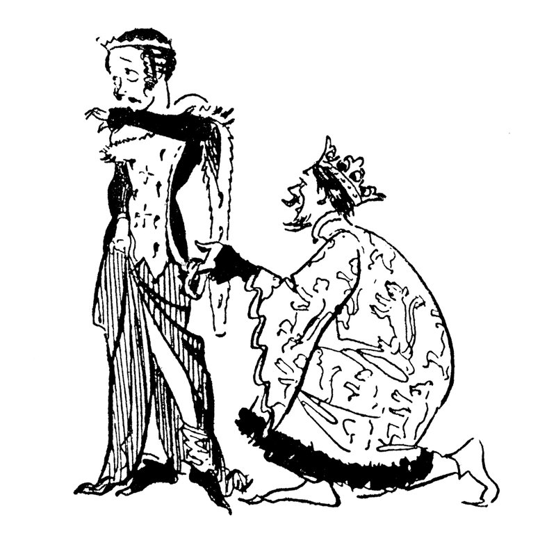 Kuningas Edward III ja sukkanauha tekijältä John Reynolds