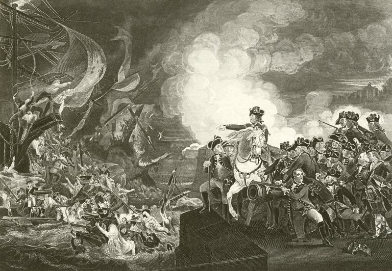 Gibraltarin piiritys tekijältä John Singleton Copley