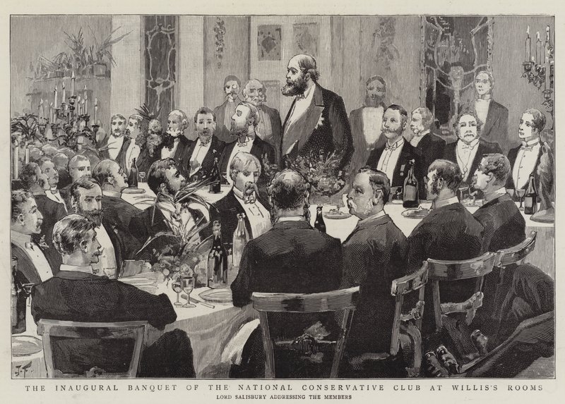 National Conservative Clubin avajaisjuhla Willis