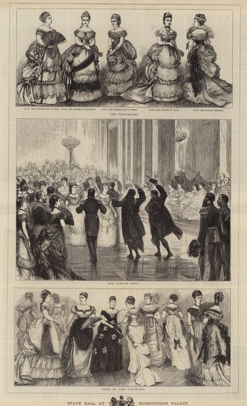 State Ball Buckinghamin palatsissa tekijältä Joseph Nash
