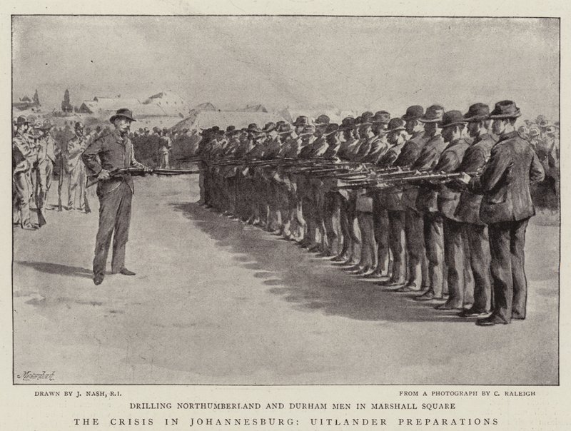 Crisis in Johannesburg, Uitlander Preparations tekijältä Joseph Nash