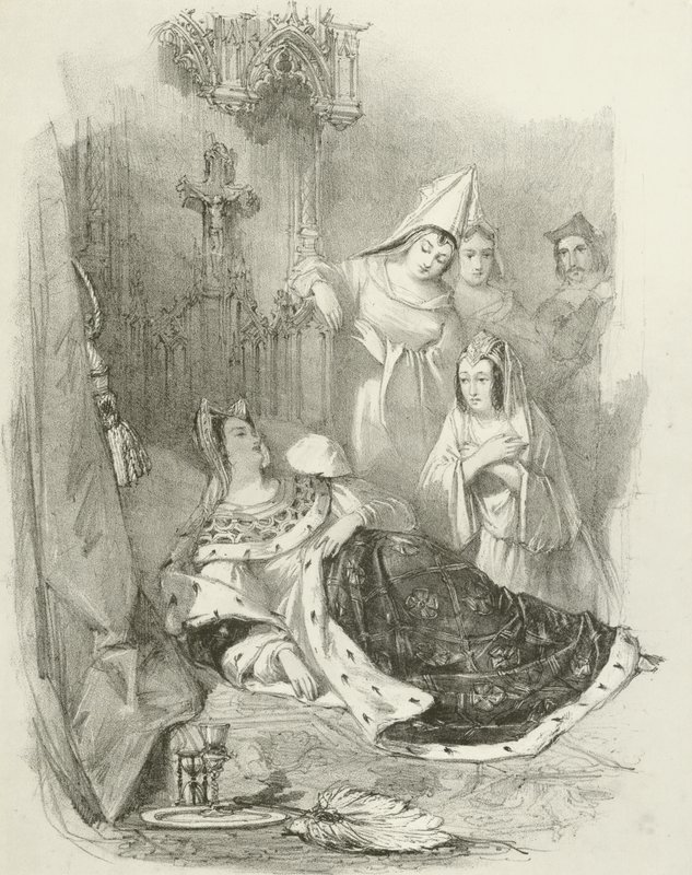 Lady Annen kuolema tekijältä Joseph Nash