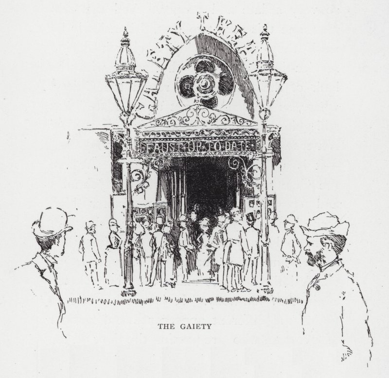 The Gaiety (litho) tekijältä Joseph (after) Pennell