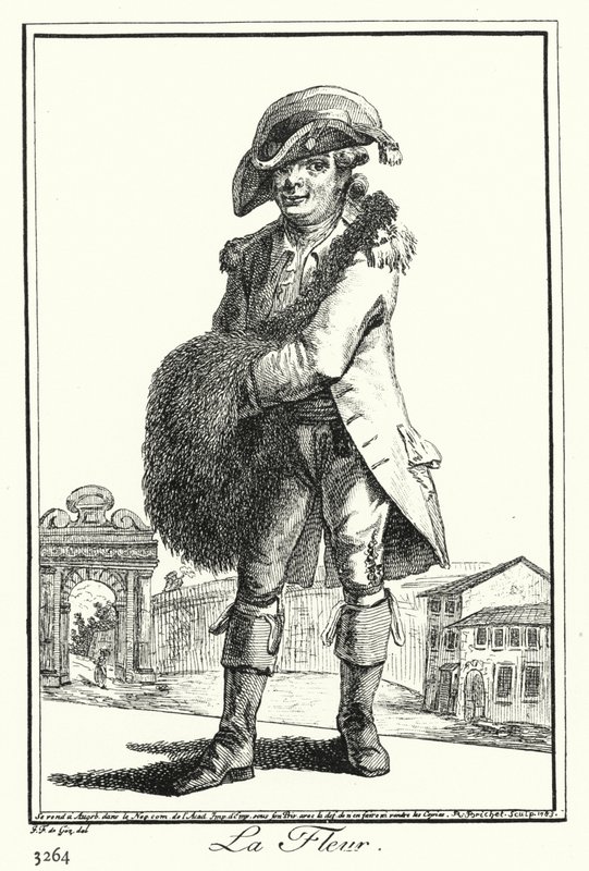 Kukka (kaiverrus) tekijältä Joseph Franz von (after) Goez