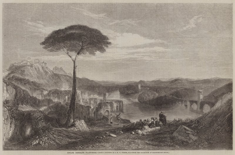 Childe Haroldin pyhiinvaellus tekijältä Joseph Mallord William Turner