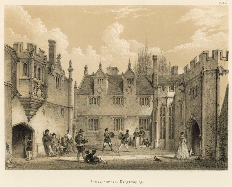 Athelhampton, Dorsetshire tekijältä Joseph Nash