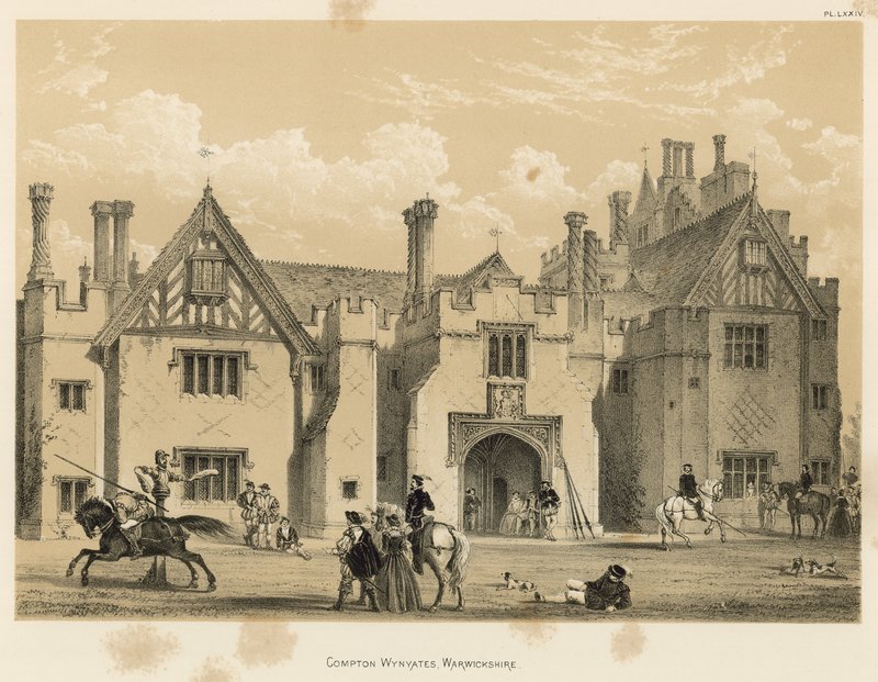 Compton Wynyates, Warwickshire tekijältä Joseph Nash
