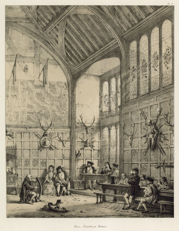 Hall, Ockwells, Berks tekijältä Joseph Nash