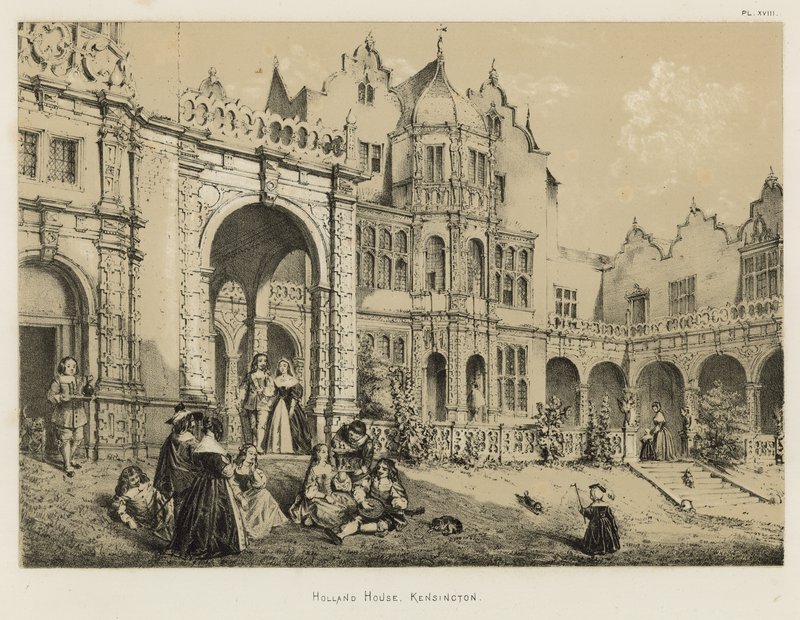 Holland House, Kensington tekijältä Joseph Nash