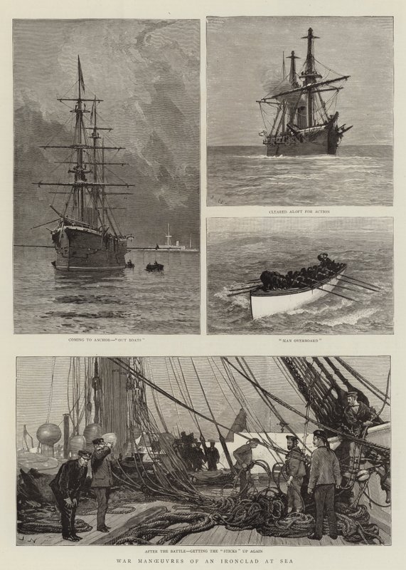 Ironcladin sotaliikkeet merellä tekijältä Joseph Nash
