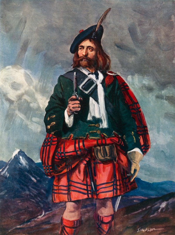 Rob Roy Mac Gregor, 1660-1735 tekijältä Joseph Simpson