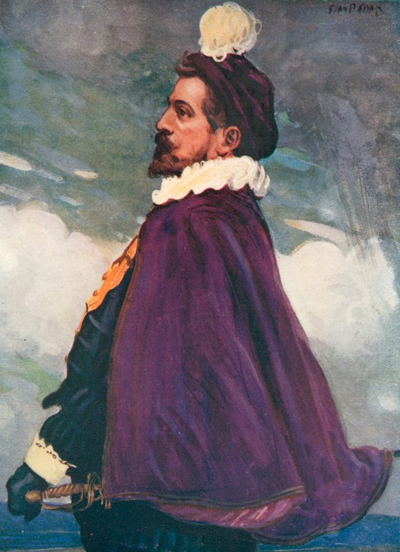 Sir Walter Raleigh tekijältä Joseph Simpson