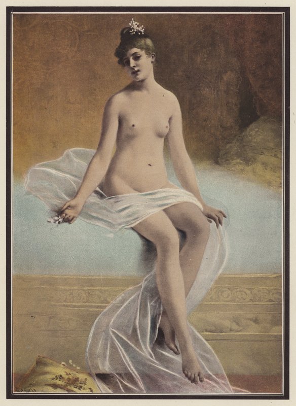 Hauraus (väri litho) tekijältä Jules Frederic Ballavoine