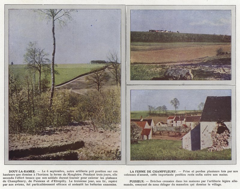 Douy-la-Ramee, La Ferme de Champfleury, Puisieux tekijältä Jules Gervais Courtellemont