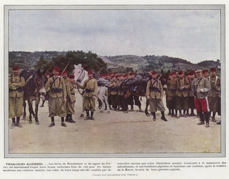 Algerian taistelijat tekijältä Jules Gervais Courtellemont
