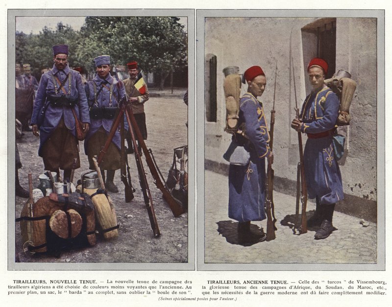 Taistelijat, Uusi asu, Skirmishers, Old Outfit tekijältä Jules Gervais Courtellemont