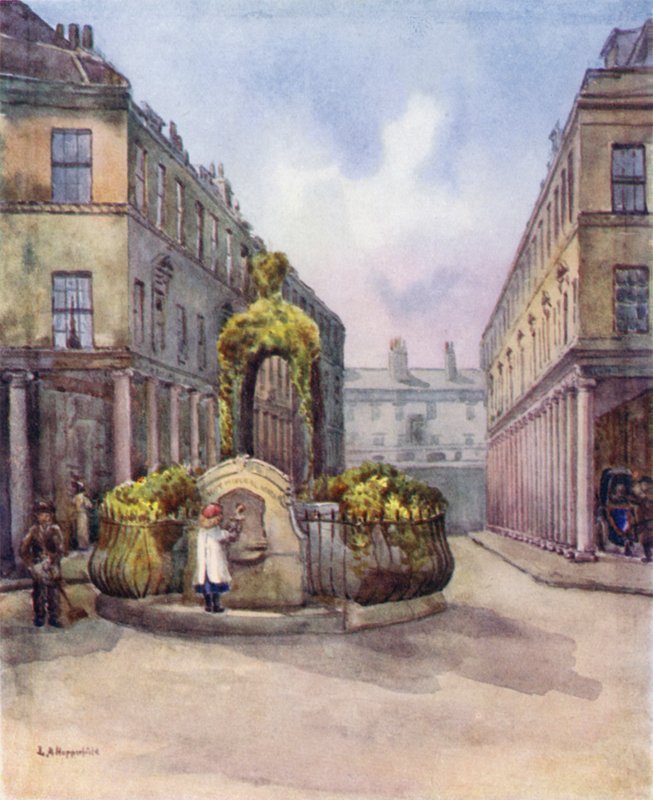 Bath Street ja Mineral Water Fountain tekijältä Laura Annie Happerfield