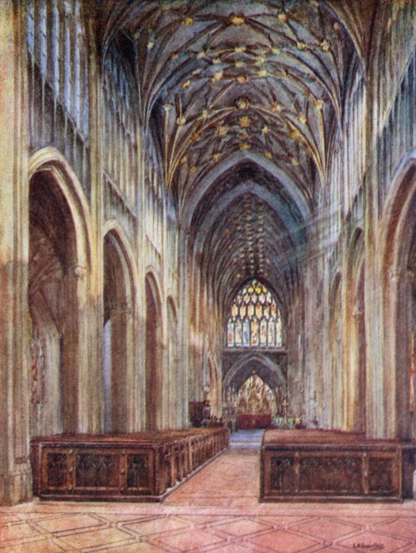 St Mary Redcliffe katsoo itään tekijältä Laura Annie Happerfield