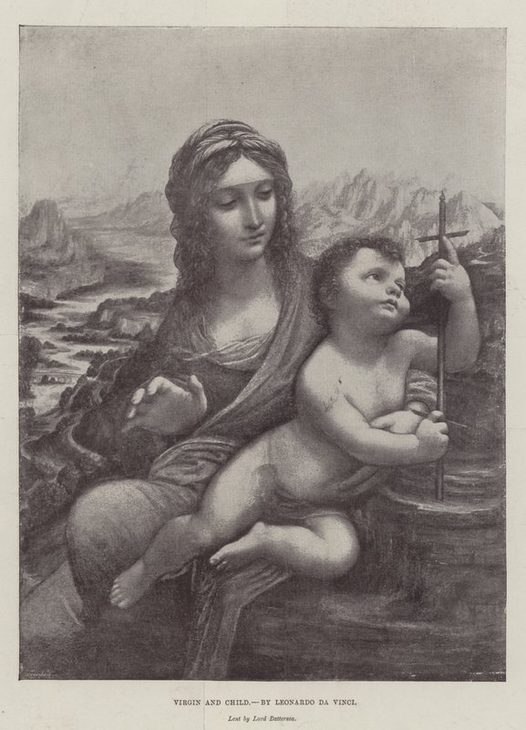 Neitsyt ja lapsi tekijältä Leonardo da Vinci