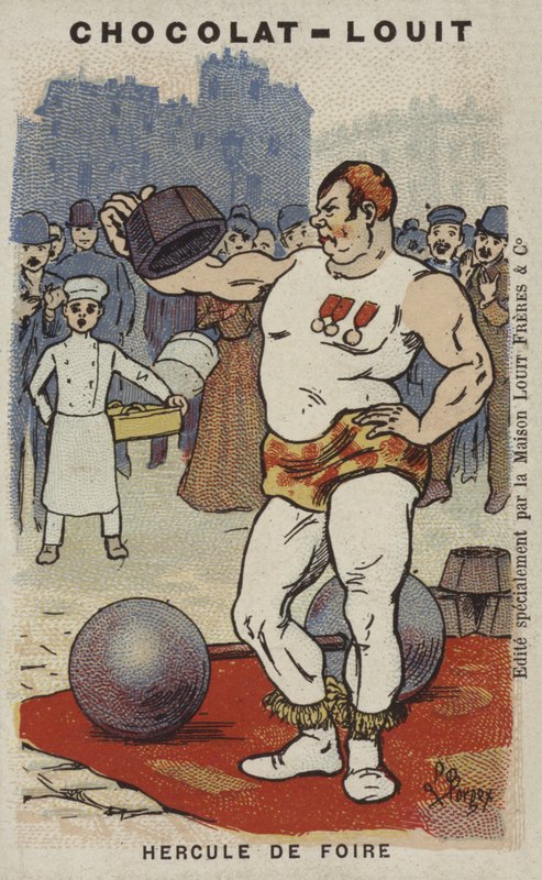 Fair Hercules (chromolitho) tekijältä Louis Borgex