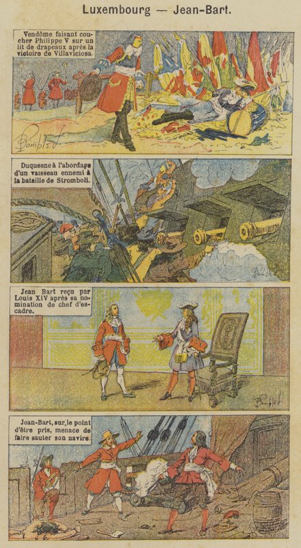 Luxemburg, Jean-Bart (väri litho) tekijältä Louis Charles (after) Bombled