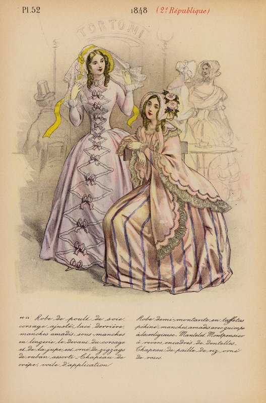 Ranskalainen muoti: Republique (värilitro): 1848, 2e Republique (värilitro) tekijältä Louis Colas