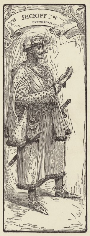 Nottinghamin sheriffi tekijältä Louis John Rhead