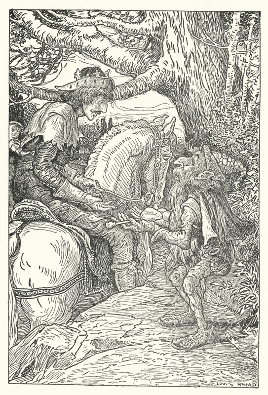 Elämän vesi (litho) tekijältä Louis John Rhead