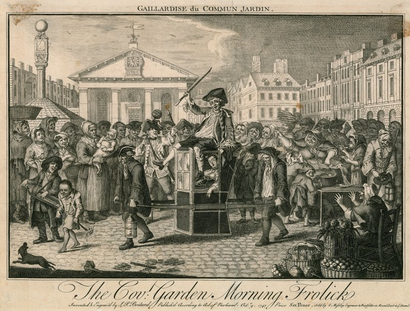 Covent Gardenin aamupala tekijältä Louis Philippe Boitard