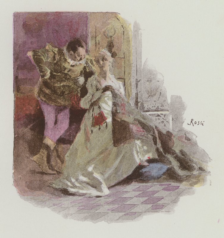 Kuvitus Notre-Dame De Parisille, Victor Hugo tekijältä Lucius Rossi