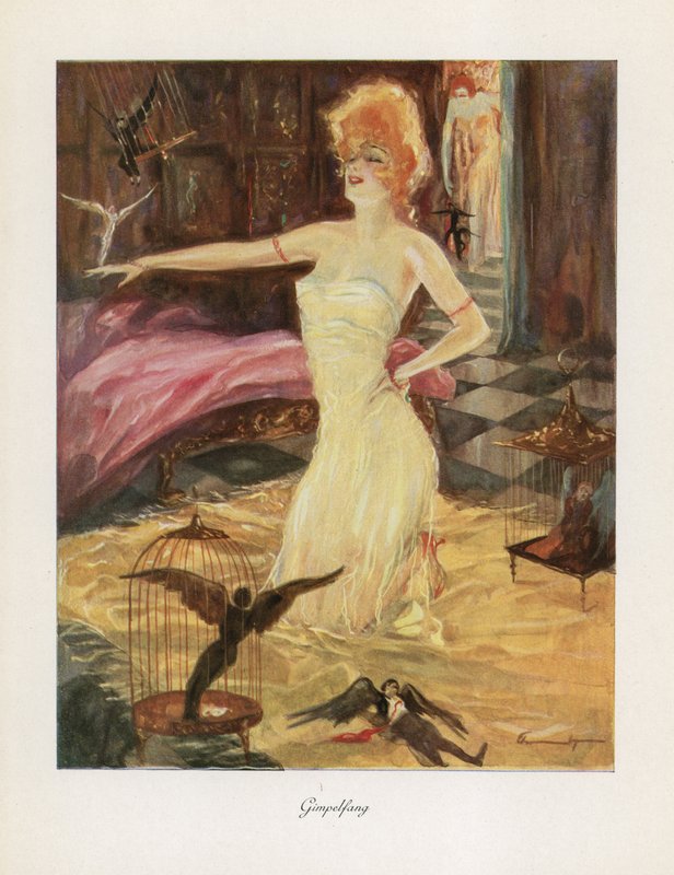 Gimpelfang (väri litho) tekijältä Ludwig Lutz Ehrenberger