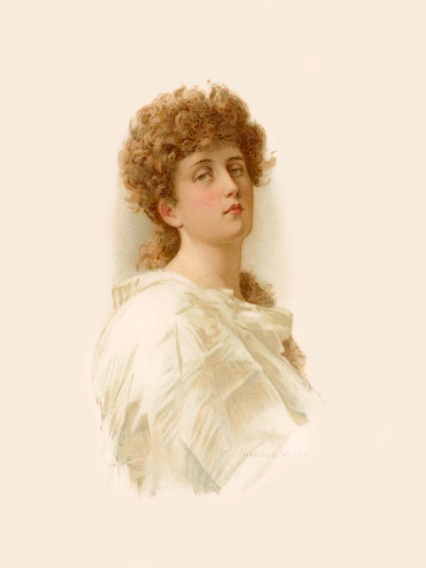 Tennysonin Lady Clara Vere de Vere tekijältä Marcus Stone
