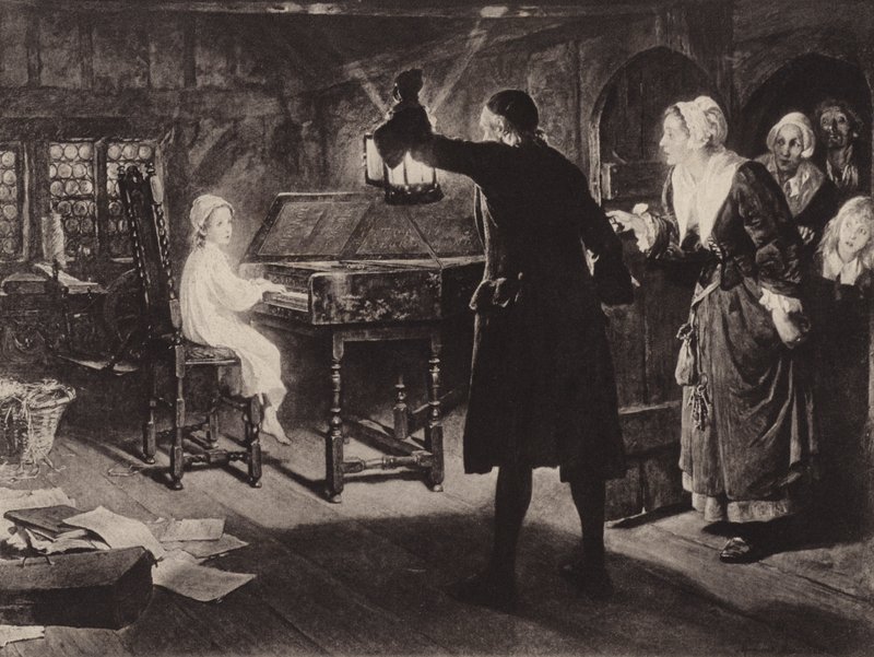 Child Handel (litho) tekijältä Margaret Isabel Dicksee