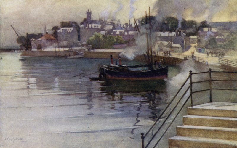 Dunoon (väri litho) tekijältä Mary Young Hunter