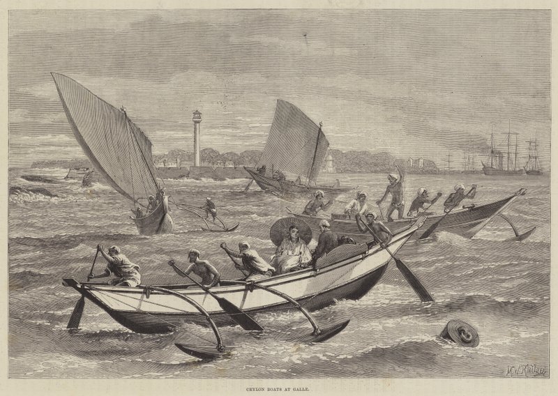 Ceylon-veneet Gallessa tekijältä Matthew White Ridley