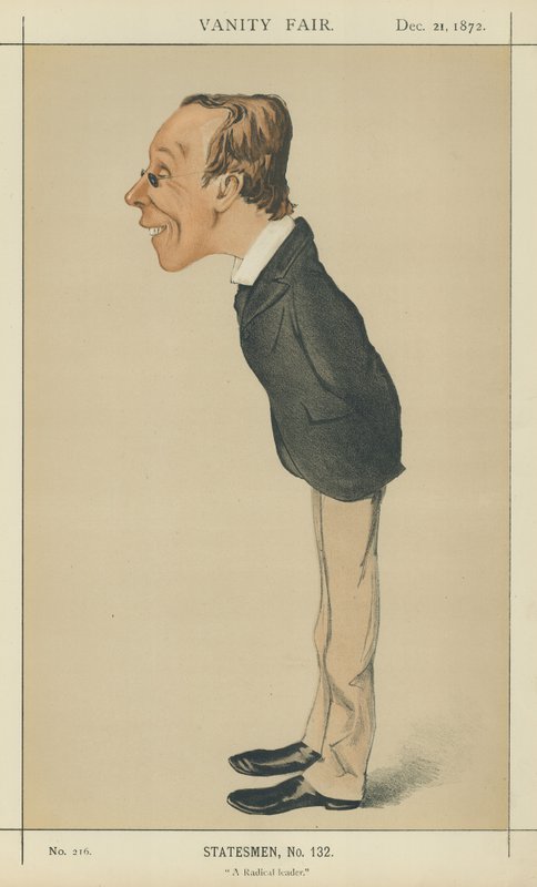 herra Henry Fawcett (väri litho) tekijältä Melchiorre Delfico