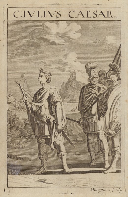 Julius Caesar, roomalainen valtiomies ja kenraali tekijältä Michael Burghers